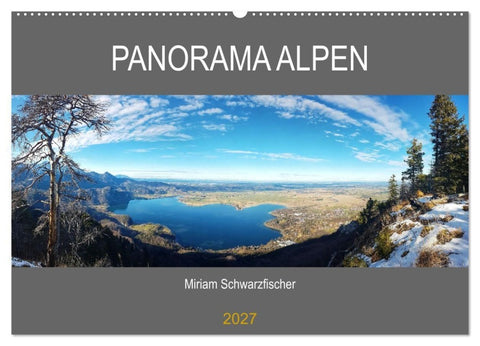 Panorama Alpen (Wandkalender 2027 DIN A2 quer), CALVENDO Monatskalender