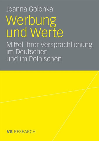 Werbung und Werte