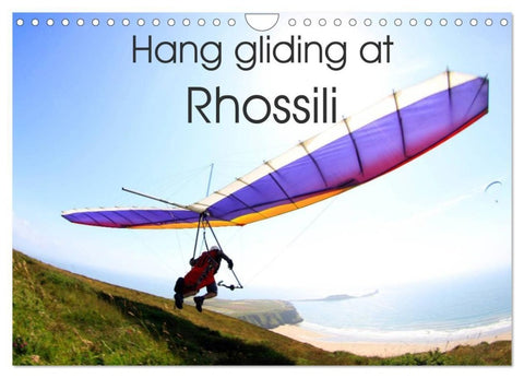 Hang gliding at Rhossili (Wall Calendar 2027 DIN A4 landscape), CALVENDO 12 Month Wall Calendar