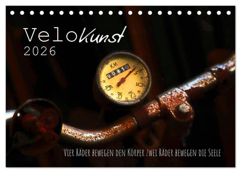 Velo Kunst (Tischkalender 2026 DIN A5 quer), CALVENDO Monatskalender