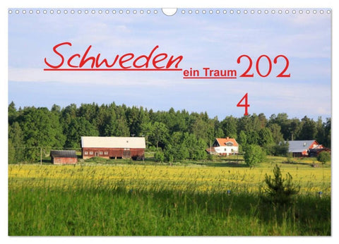 2026 Schweden ein Traum (Wandkalender 2026 DIN A3 quer), CALVENDO Monatskalender