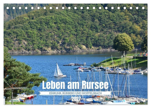 Leben am Rursee (Tischkalender 2027 DIN A5 quer), CALVENDO Monatskalender