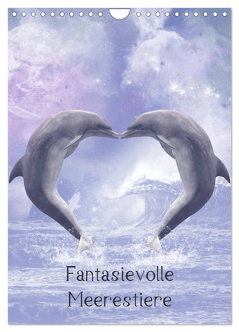 Fantasievolle Meerestiere (Wandkalender 2026 DIN A4 hoch), CALVENDO Monatskalender