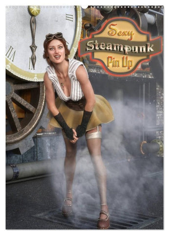 Sexy Steampunk Pin Up (Wandkalender 2027 DIN A2 hoch), CALVENDO Monatskalender