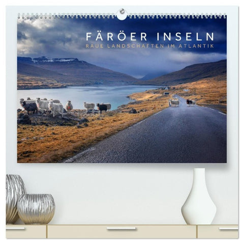 Färöer Inseln - Raue Landschaften im Atlantik (hochwertiger Premium Wandkalender 2027 DIN A2 quer), Kunstdruck in Hochglanz