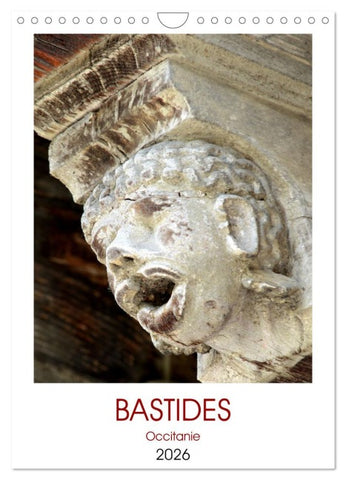 BASTIDES Occitanie (Calendrier mural 2026 DIN A4 horizontal), CALVENDO calendrier mensuel