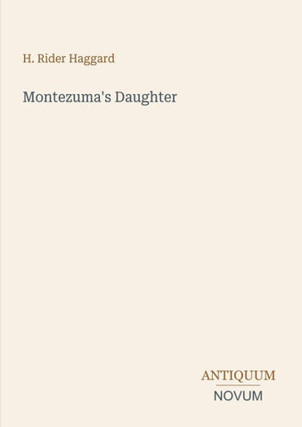 Montezuma's Daughter