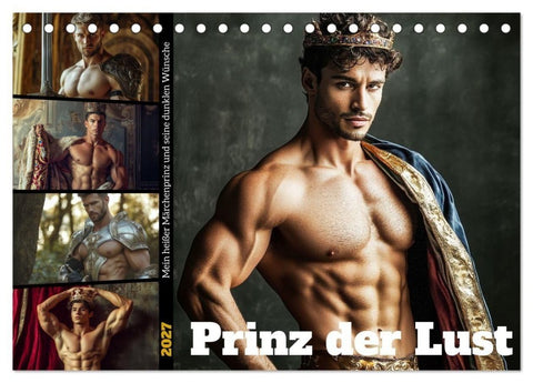 Prinz der Lust (Tischkalender 2027 DIN A5 quer), CALVENDO Monatskalender