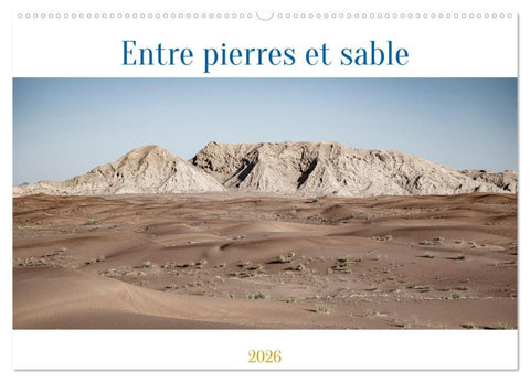Entre pierres et sable (Calendrier mural 2026 DIN A2 vertical), CALVENDO calendrier mensuel