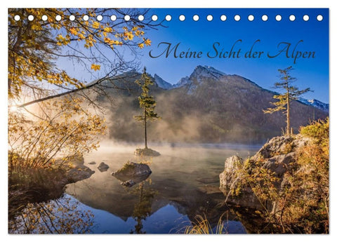 Meine Sicht der Alpen (Tischkalender 2026 DIN A5 quer), CALVENDO Monatskalender