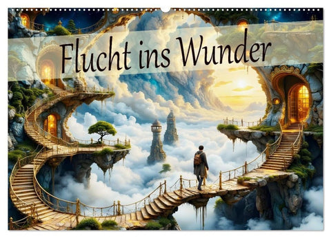 Flucht ins Wunder (Wandkalender 2027 DIN A2 quer), CALVENDO Monatskalender