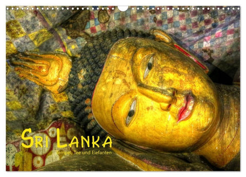 Sri Lanka - Tempel, Tee und Elefanten (Wandkalender 2027 DIN A3 quer), CALVENDO Monatskalender