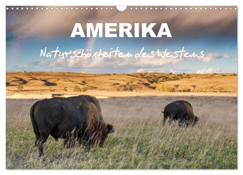 Amerika - Naturschönheiten des Westens (Wandkalender 2027 DIN A3 quer), CALVENDO Monatskalender