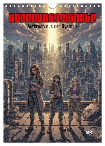 Hoffnungssignale, Aufbruch aus der Dystopie (Wandkalender 2027 DIN A4 hoch), CALVENDO Monatskalender