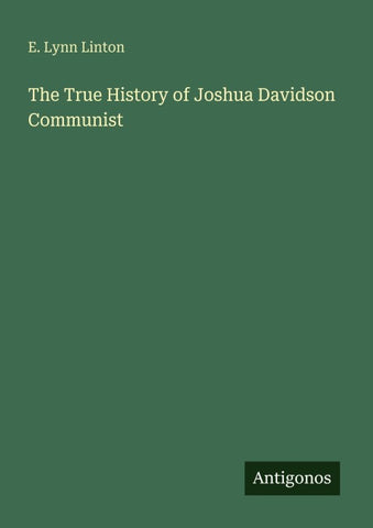The True History of Joshua Davidson Communist