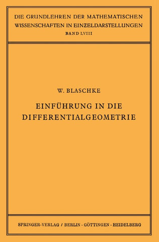 Einführung in die Differentialgeometrie