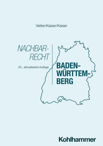 Nachbarrecht Baden-Württemberg