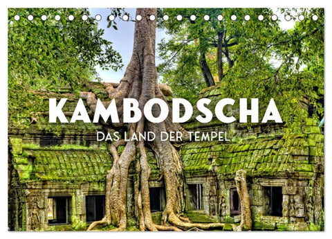 Kambodscha - Das Land der Tempel. (Tischkalender 2026 DIN A5 quer), CALVENDO Monatskalender