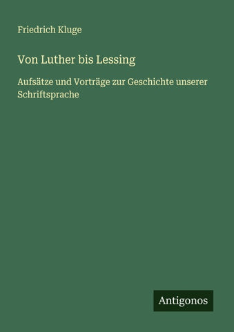 Von Luther bis Lessing