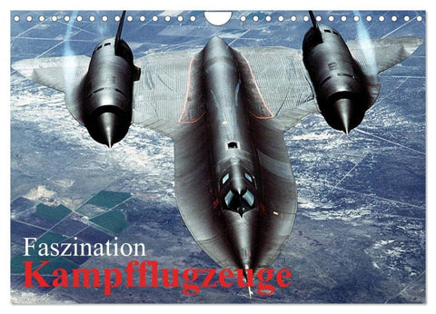 Faszination Kampfflugzeuge (Wandkalender 2027 DIN A4 quer), CALVENDO Monatskalender