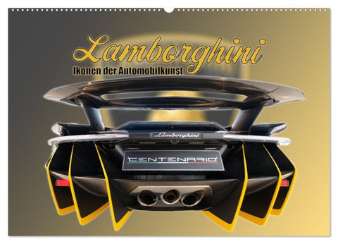 Ikonen der Automobilkunst (Wandkalender 2027 DIN A2 quer), CALVENDO Monatskalender