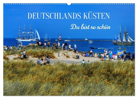 Deutschlands Küsten. Du bist so schön (Wandkalender 2027 DIN A2 quer), CALVENDO Monatskalender