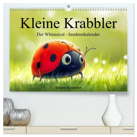 Kleine Krabbler - Der Whimsical - Insektenkalender (hochwertiger Premium Wandkalender 2027 DIN A2 quer), Kunstdruck in Hochglanz