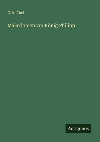 Makedonien vor König Philipp