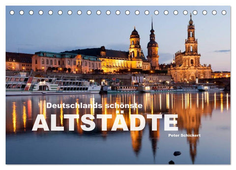 Deutschlands schönste Altstädte (Tischkalender 2027 DIN A5 quer), CALVENDO Monatskalender