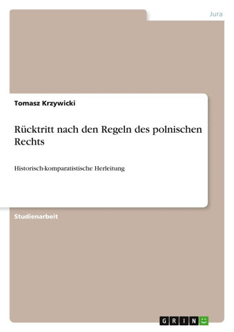 Rücktritt nach den Regeln des polnischen Rechts