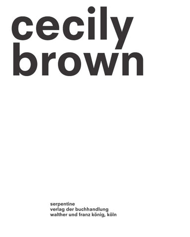 Cecily Brown. Picture Making