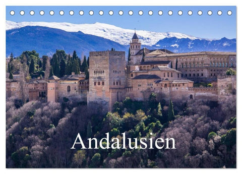 Andalusien (Tischkalender 2027 DIN A5 quer), CALVENDO Monatskalender