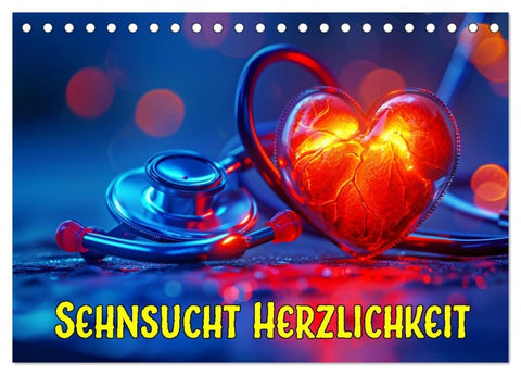 Sehnsucht Herzlichkeit (Tischkalender 2027 DIN A5 quer), CALVENDO Monatskalender