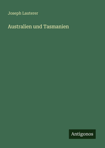 Australien und Tasmanien