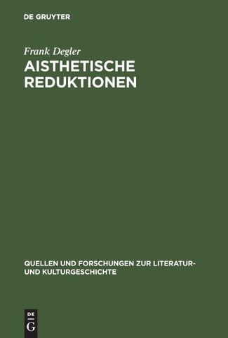 Aisthetische Reduktionen