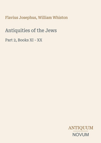 Antiquities of the Jews