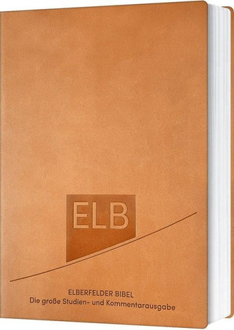 Elberfelder Bibel. Die große Studien- und Kommentarausgabe, Kunstleder Beige