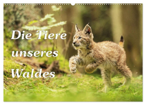 Die Tiere unseres Waldes (Wandkalender 2027 DIN A2 quer), CALVENDO Monatskalender