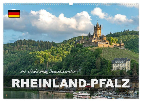 Die deutschen Bundesländer - Rheinland-Pfalz (Wandkalender 2027 DIN A2 quer), CALVENDO Monatskalender