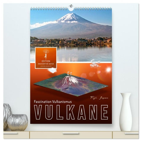 Vulkane - Faszination Vulkanismus (hochwertiger Premium Wandkalender 2027 DIN A2 hoch), Kunstdruck in Hochglanz