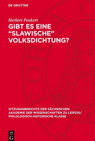 Gibt es eine „Slawische” Volksdichtung?