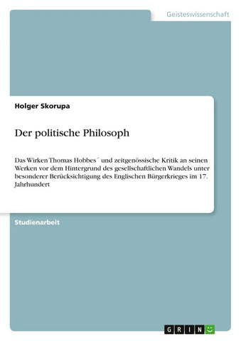 Der politische Philosoph