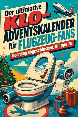Der ultimative Klo-Adventskalender für Flugzeug-Fans