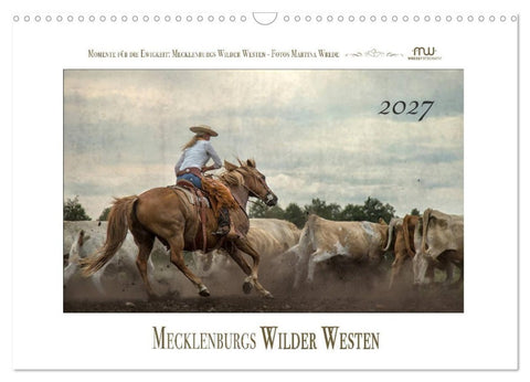 Mecklenburgs Wilder Westen (Wandkalender 2027 DIN A3 quer), CALVENDO Monatskalender