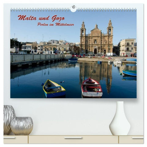 Malta und Gozo, Perlen im Mittelmeer (hochwertiger Premium Wandkalender 2027 DIN A2 quer), Kunstdruck in Hochglanz