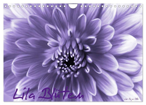 Lila Blüten (Wandkalender 2027 DIN A4 quer), CALVENDO Monatskalender