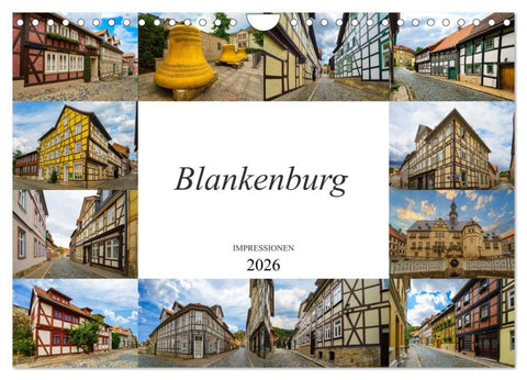 Blankenburg Impressionen (Wandkalender 2026 DIN A4 quer), CALVENDO Monatskalender