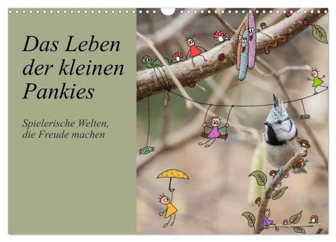 Das Leben der kleinen Pankies (Wandkalender 2027 DIN A3 quer), CALVENDO Monatskalender