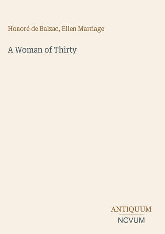A Woman of Thirty