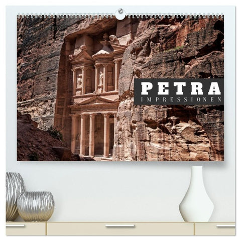 Petra Impressionen (hochwertiger Premium Wandkalender 2027 DIN A2 quer), Kunstdruck in Hochglanz